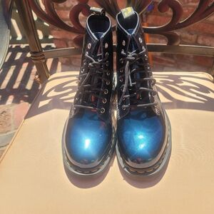 Doc Martin Teal Sparkle Unisex Ladies 10/ 9 Mens